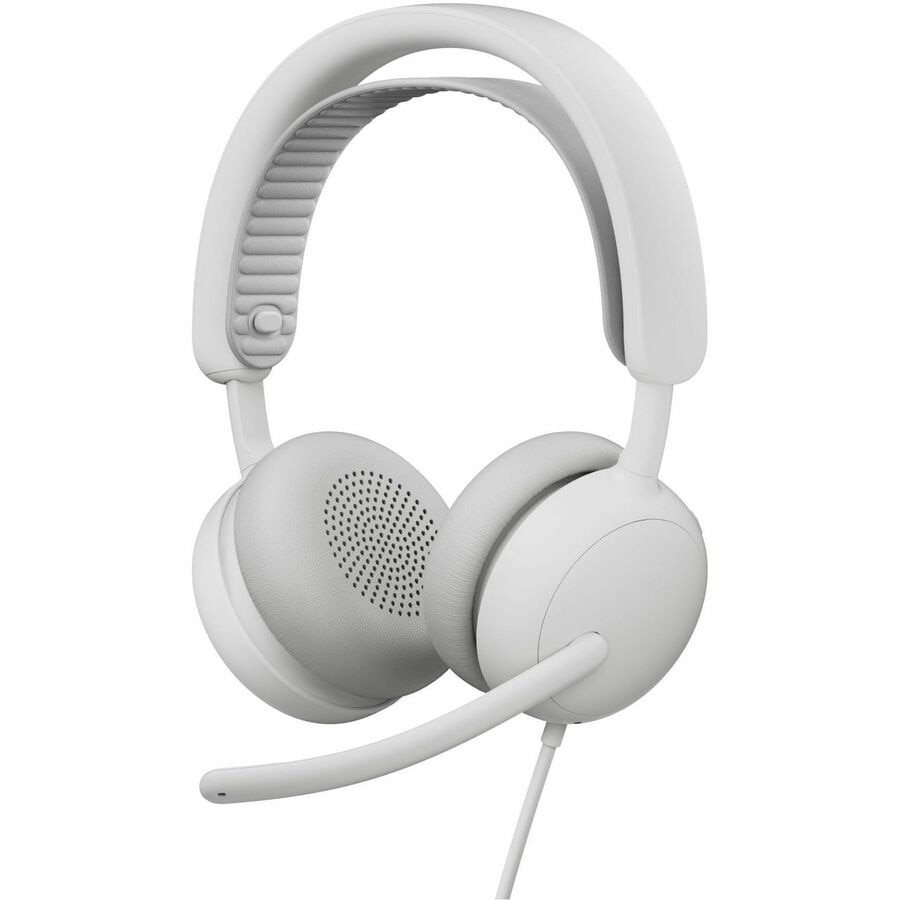 Logitech Zone Wired 2 for Business - Binaural Wired Headset - Microsoft Teams - USB-C with USB-A Adapter - Off-White