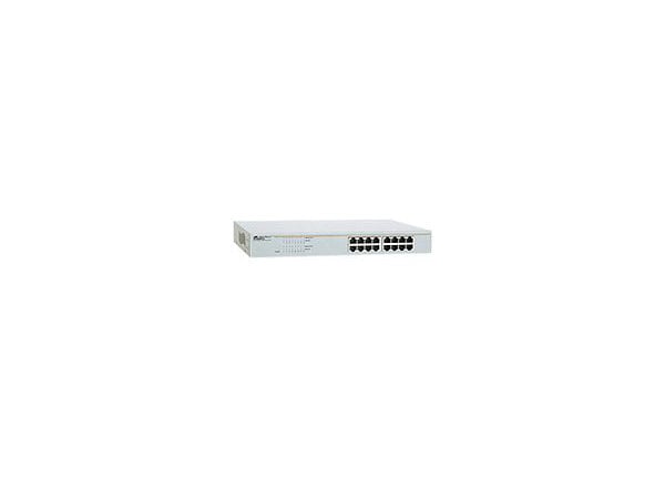 Allied Telesyn AT-GS900/16-10 16 port 10/100/1000T Unmanaged Switch