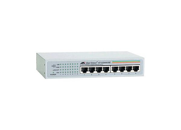 Allied Telesis AT GS900/8E - switch - 8 ports