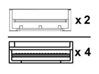 Lenovo 800GBase-CU direct attach splitter cable - 6.6 ft