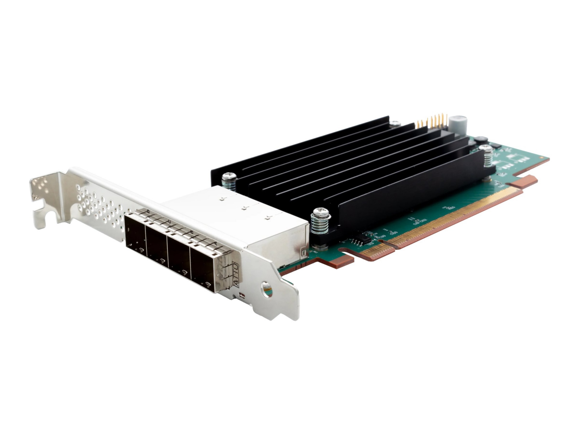 ATTO ExpressSAS 24F0 - storage controller - SATA 6Gb/s / SAS 24Gb/s - PCIe