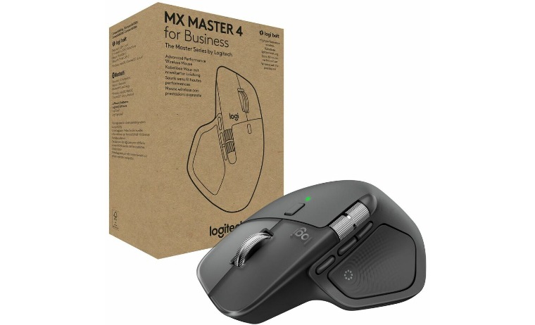 Logitech MX Master 4 ワイヤレスマウス Logitech MX Master 4 for Business, Wireless Mouse with Quiet