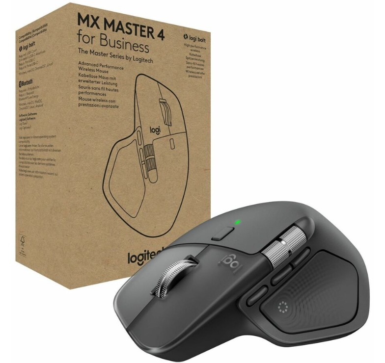 Logitech MX Master 4 for Business, Wireless Mouse with Quiet