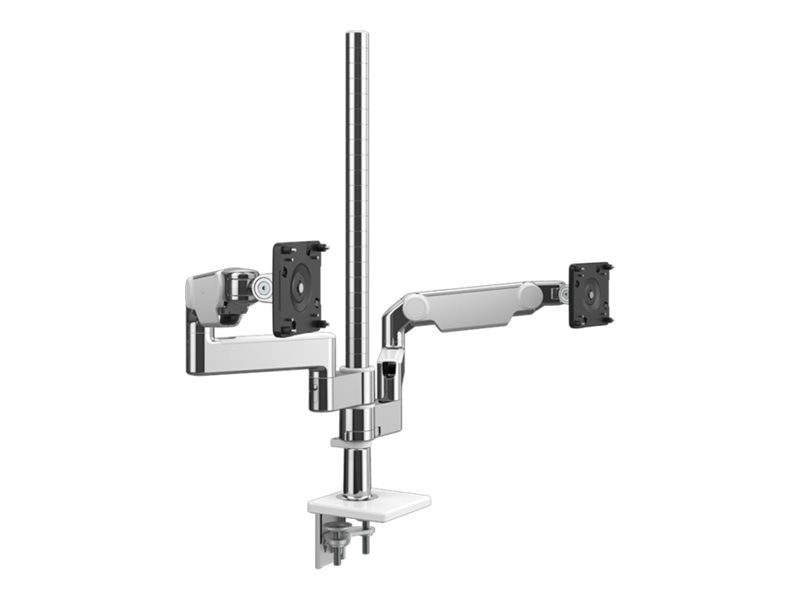 Humanscale M/FLEX M8.1 mounting kit - modular - for 2 flat panels - polishe