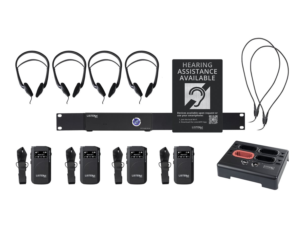 ListenWifi LWS-04B-W1-D - wireless headphone system