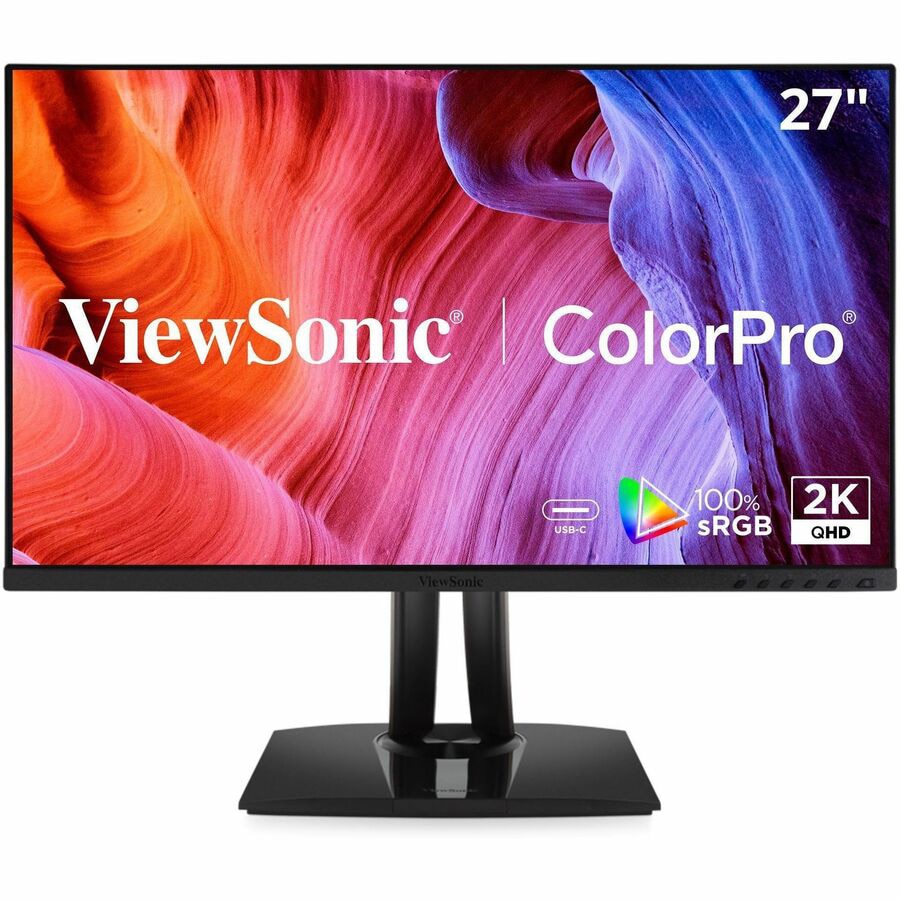 ViewSonic ColorPro VP2756a-2K - 1440p 120Hz IPS Monitor with 90W USB-C, sRG