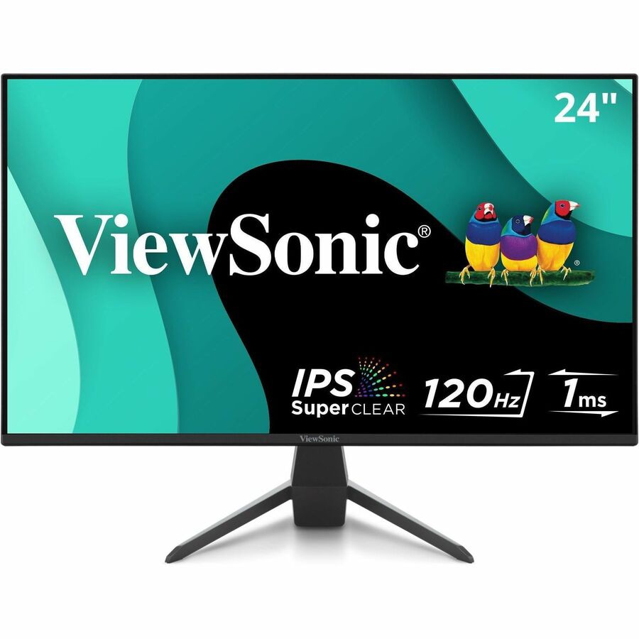 ViewSonic VX2470-MHD - 1080p 1ms 120Hz IPS Monitor with HDMI, DP, and VGA -