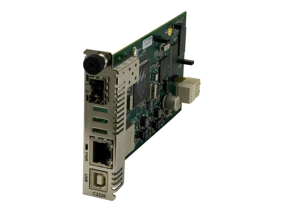 Lantronix ION C2220 Series - fiber media converter - TAA Compliant