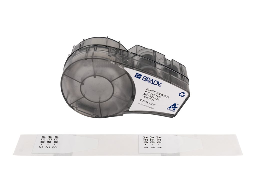 Brady QuickFlag - labels - glossy - 80 label(s) -