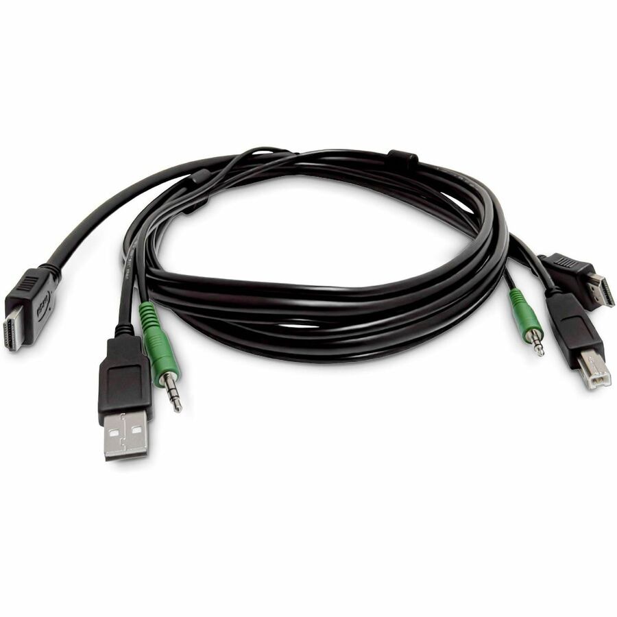 StarTech.com 10ft (3m) HDMI KVM Cable, USB 2.0, 3.5mm Audio, Universal Comb