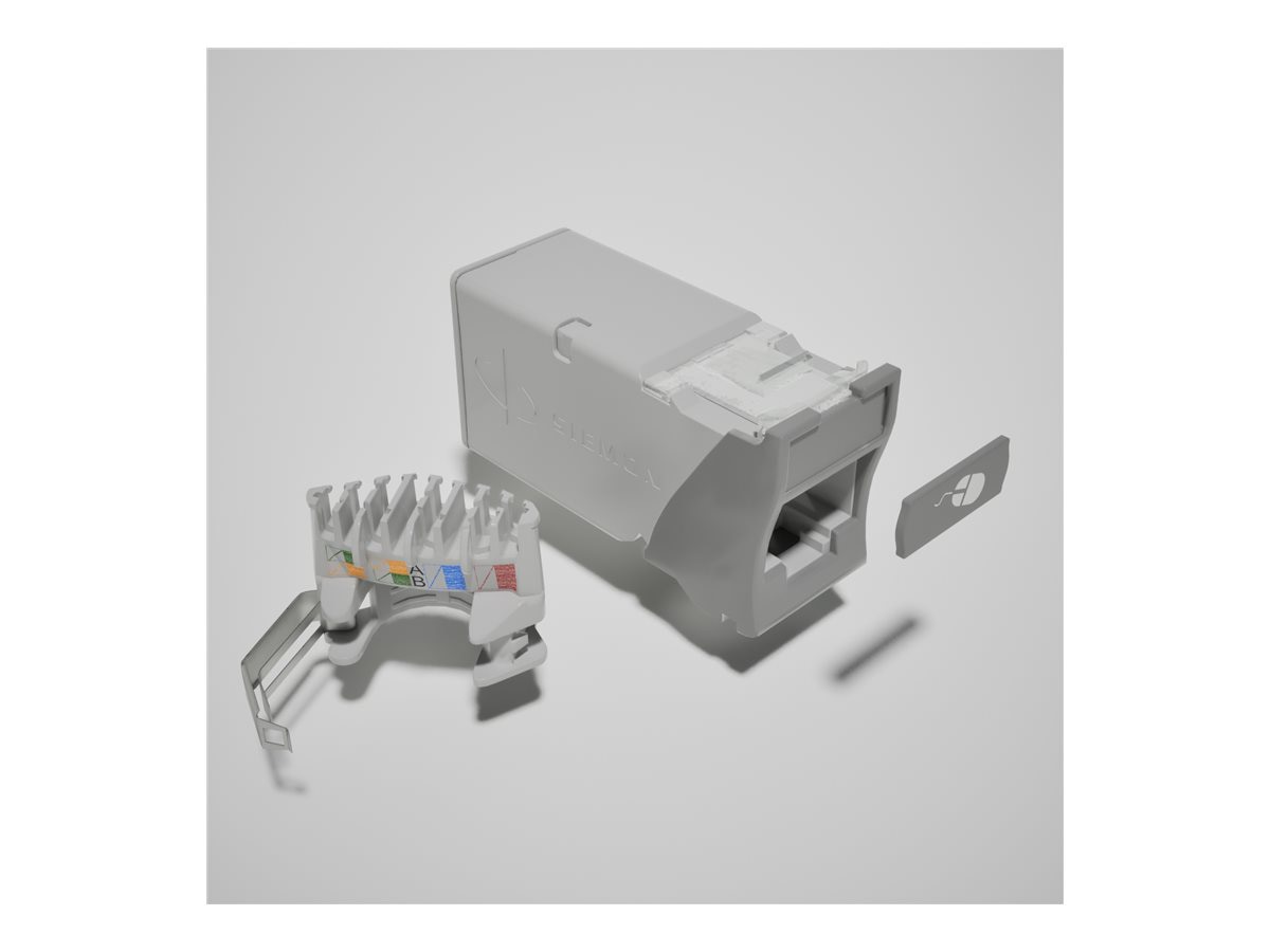 Siemon Z-MAX modular insert - hybrid, tool-less, T568A/B