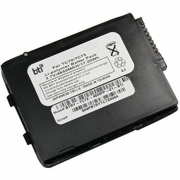 BTI BTRY-TC7X-46MPP-01-BTI 3.7V 4650MAH 17.20WH Li-ION SCANNER BATTERY FOR