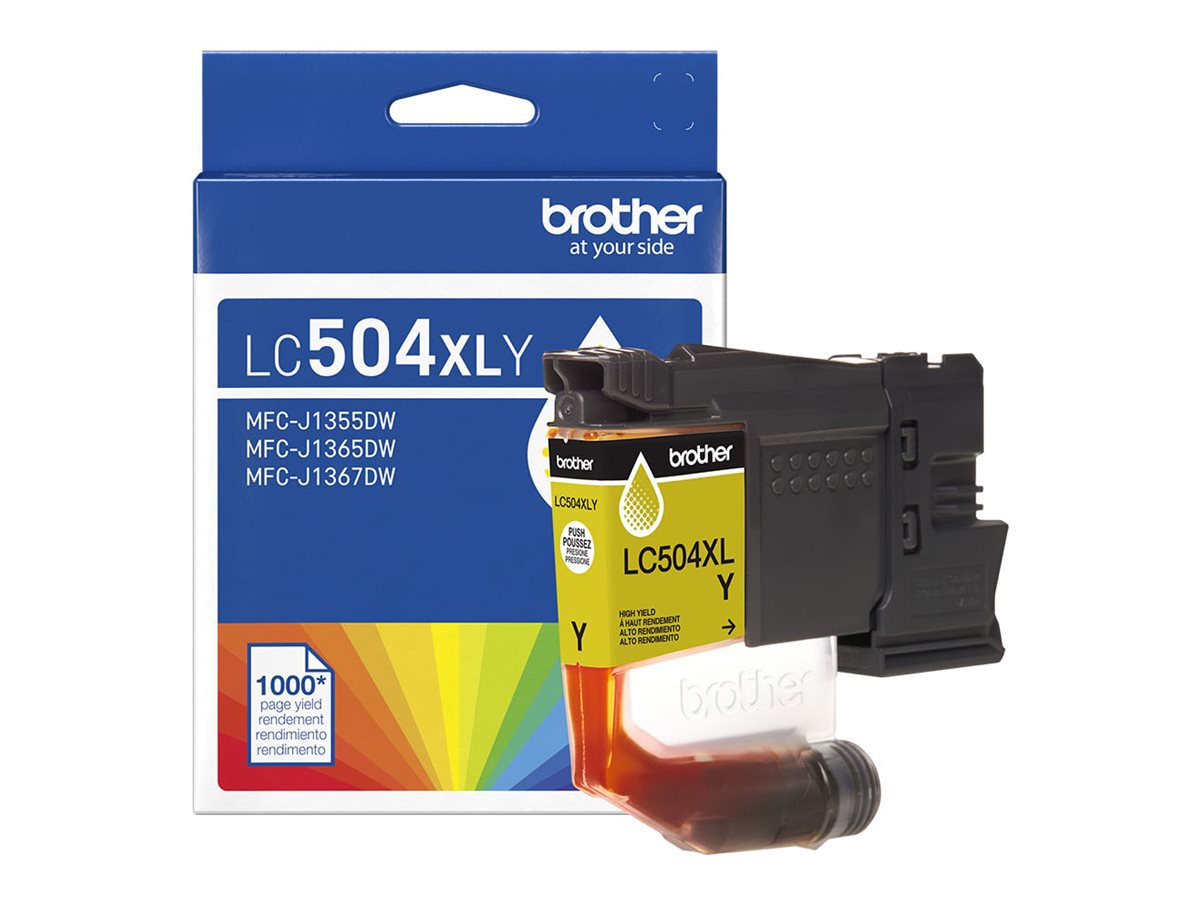 Brother LC504XLY - High Yield - yellow - original - ink cartridge