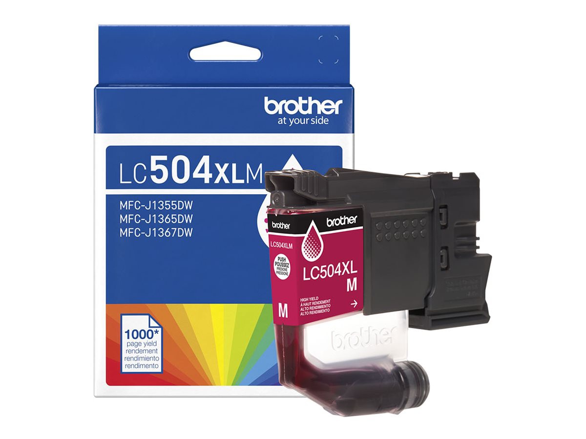 Brother LC504XLM - High Yield - magenta - original - ink cartridge