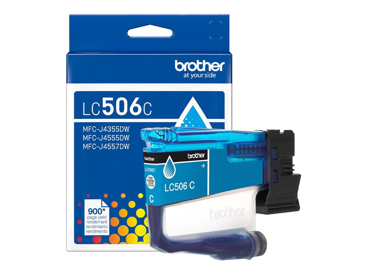 Brother LC506C - cyan - original - ink cartridge