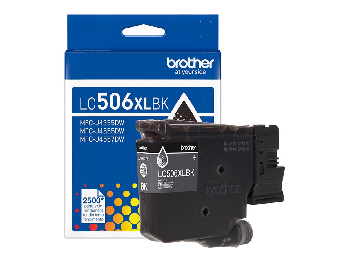 Brother LC506XLBK - High Yield - black - original - ink cartridge