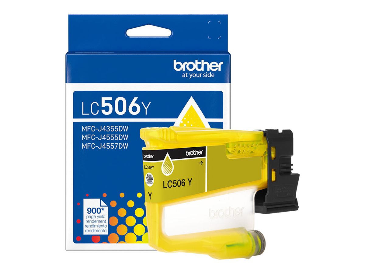 Brother LC506Y - yellow - original - ink cartridge