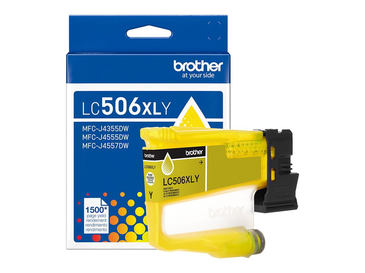 Brother LC506XLY - High Yield - yellow - original - ink cartridge