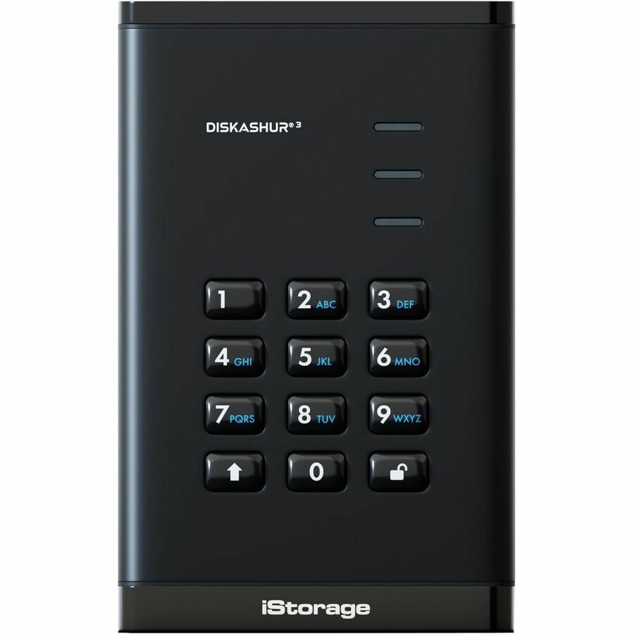 iStorage diskAshur3 512 GB Portable Solid State Drive | Black | Incorporate