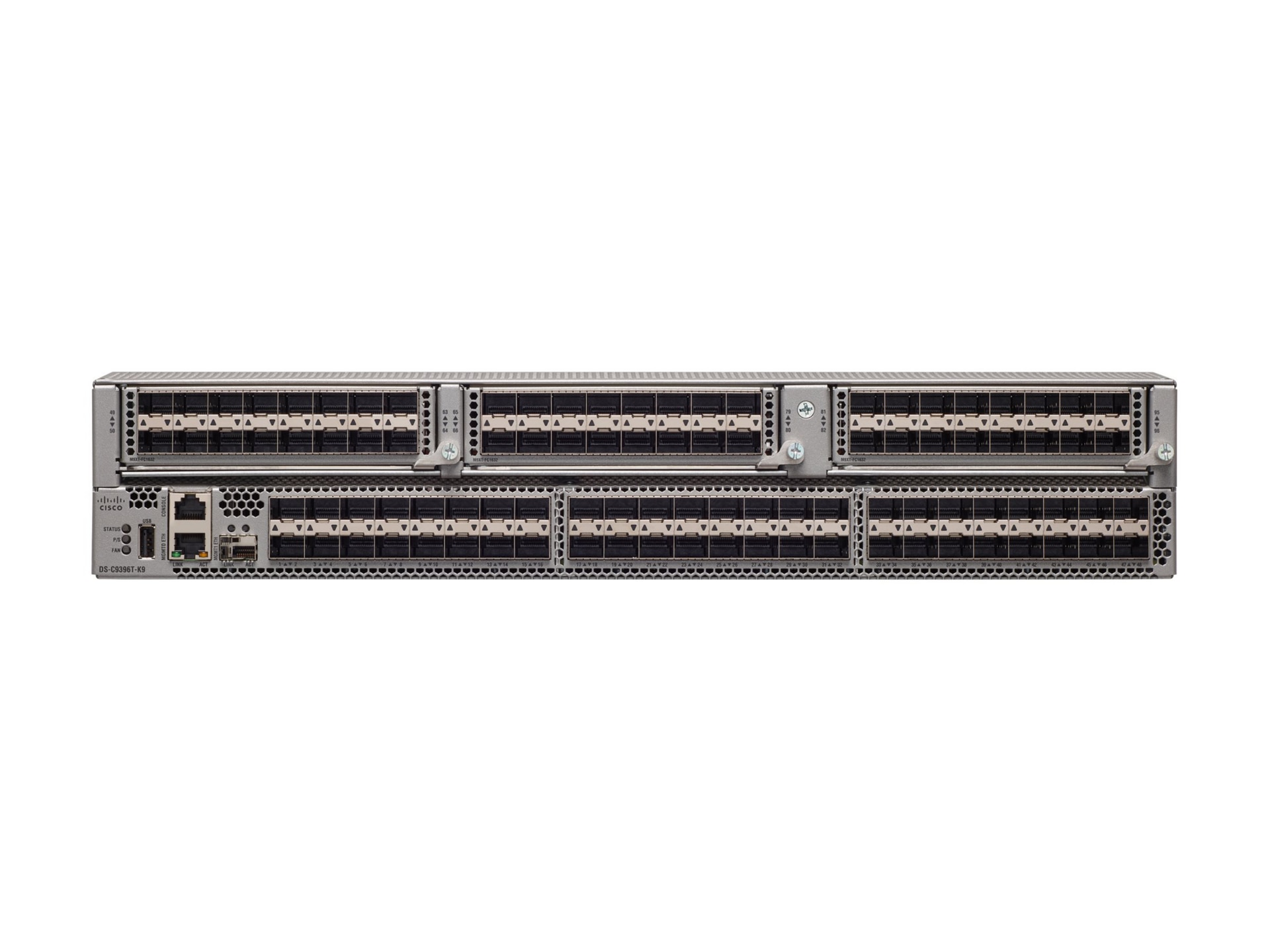 HPE StoreFabric SN6630C - switch - 96 ports - managed - rack-mountable - with 96x 32 Gbps SW SFP+ transceiver