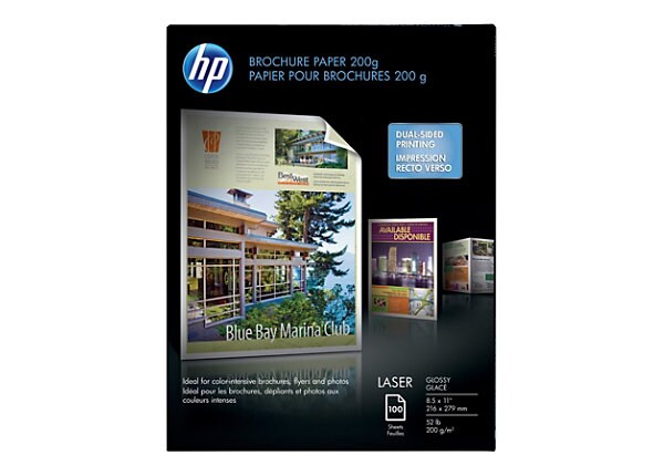 HP - brochure paper - 100 sheet(s) - Letter - 200 g/m²