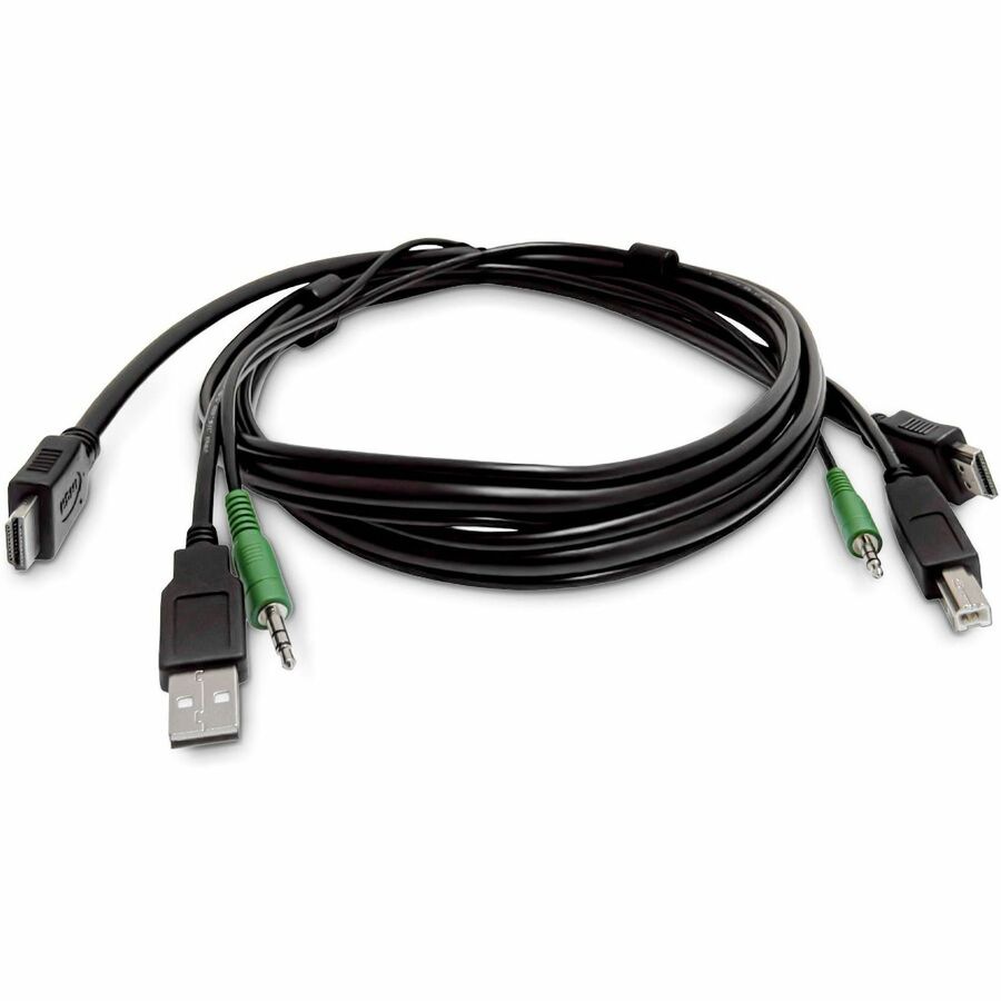 StarTech.com 10ft (3m) HDMI KVM Cable, USB 2.0, 3.5mm Audio, Universal Comb