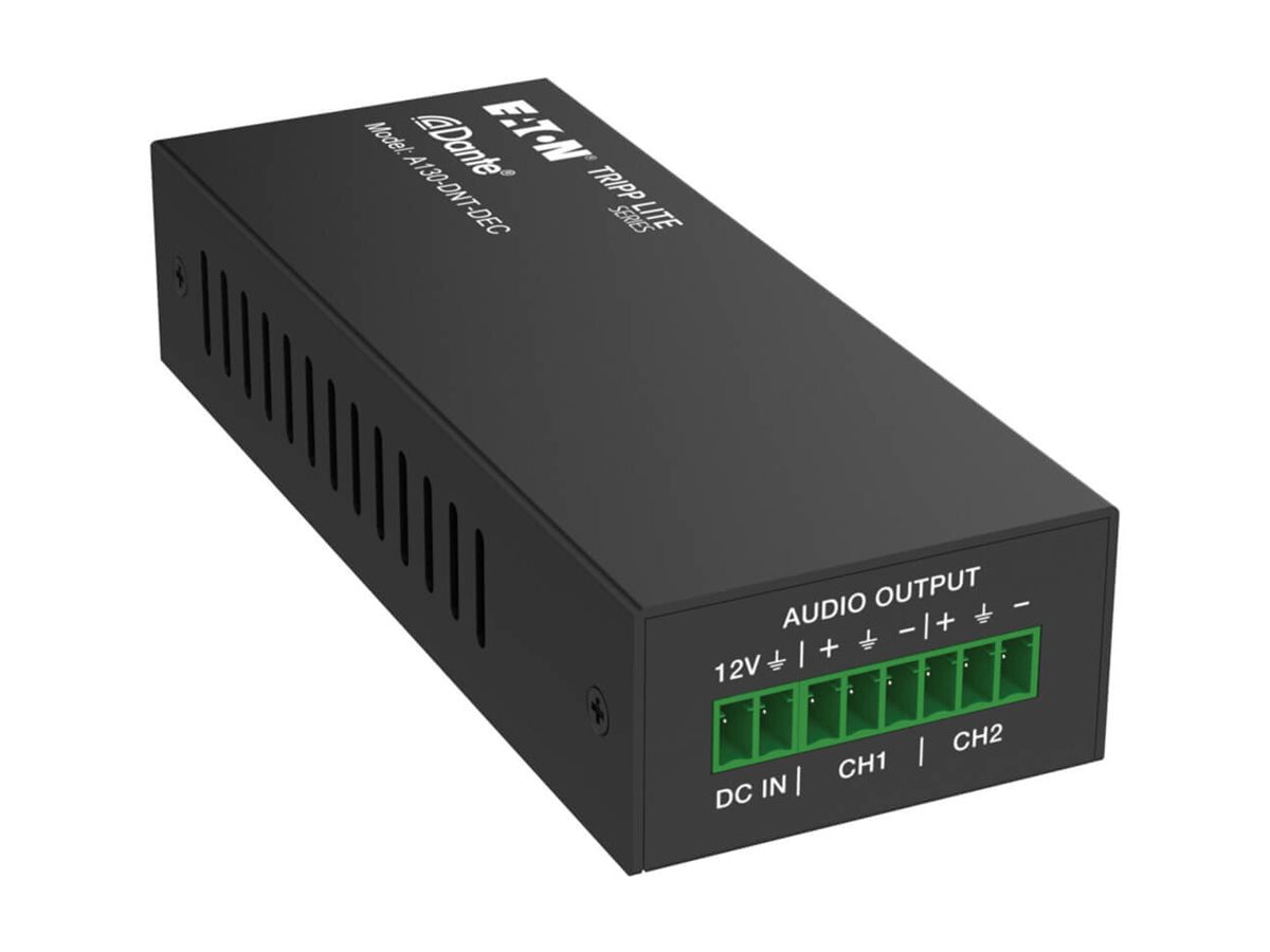 Eaton Tripp Lite Series audio over IP decoder - TAA Compliant