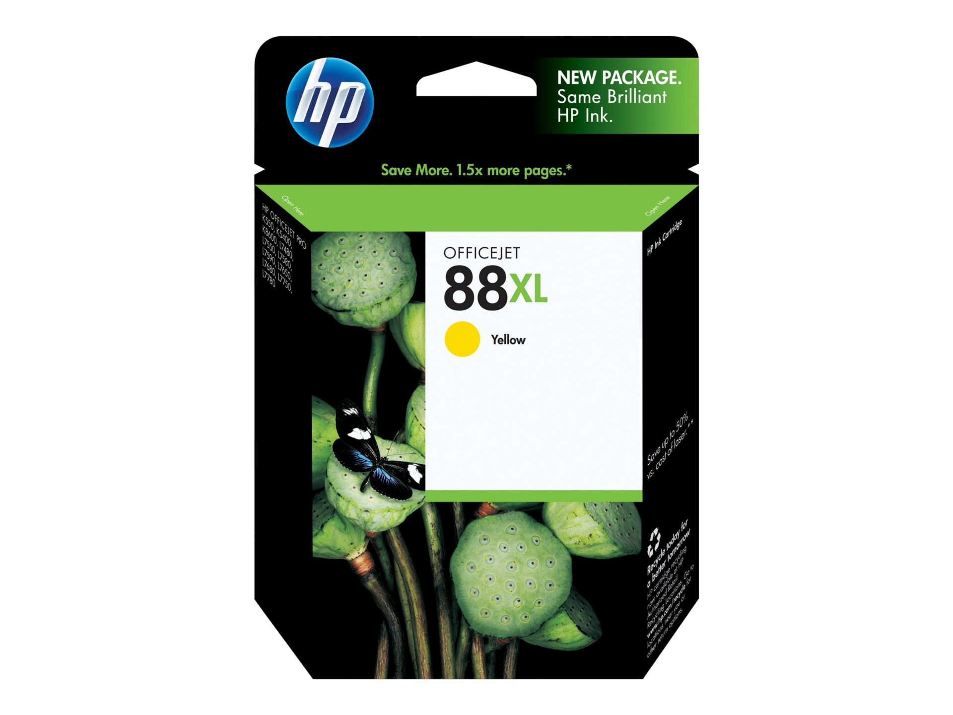 HP 88XL - High Yield - yellow - original - Officejet - ink cartridge