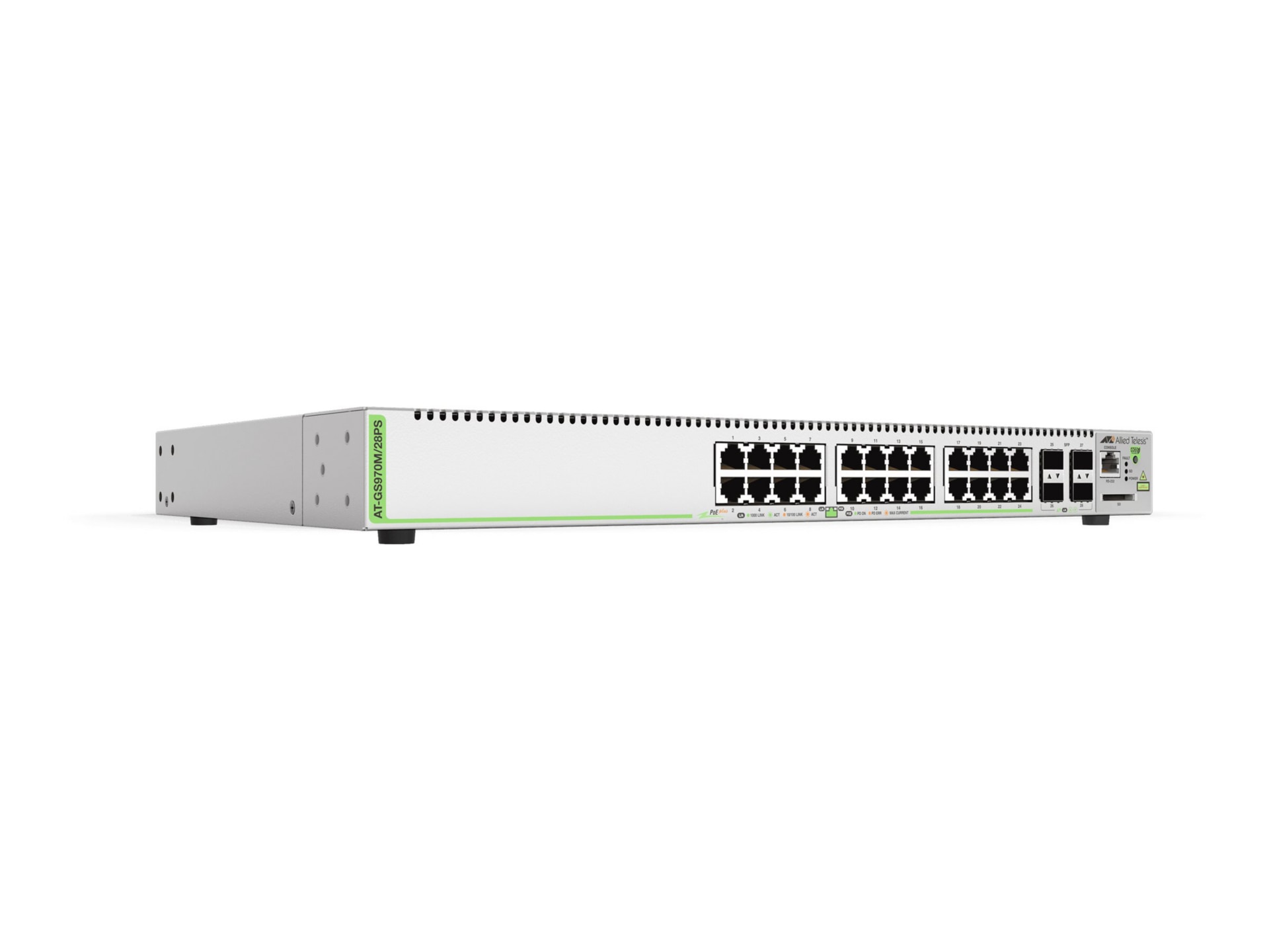 Hanwha Vision GS970M Series HV-GS970M/28PS-10 - switch - 24 ports - managed