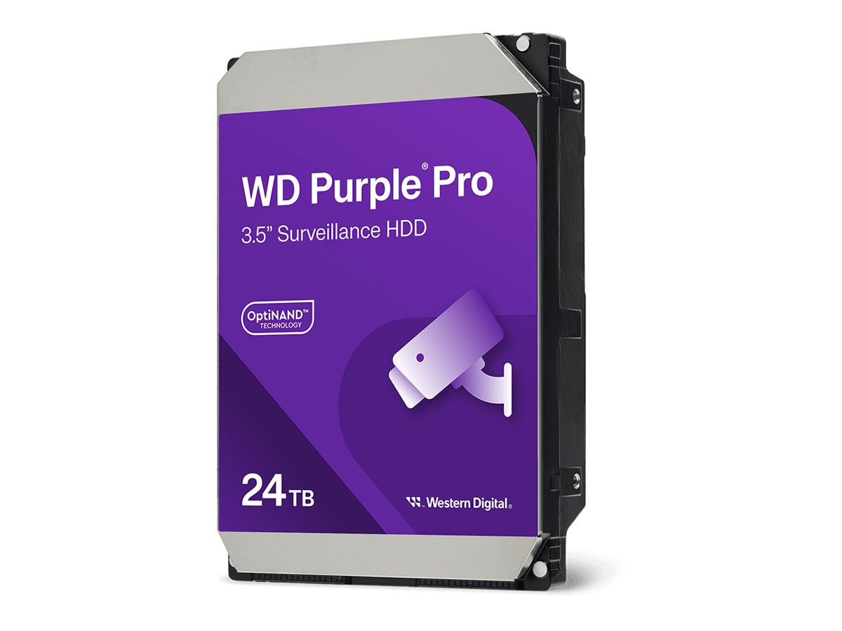 WD Purple Pro WD241PURP - hard drive - 24 TB - surveillance, smart video -