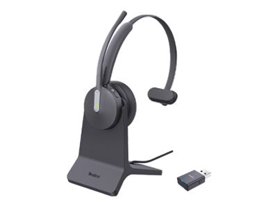 Yealink WH64 Hybrid Mono - Monaural Wireless Headset, Charging Stand -Teams