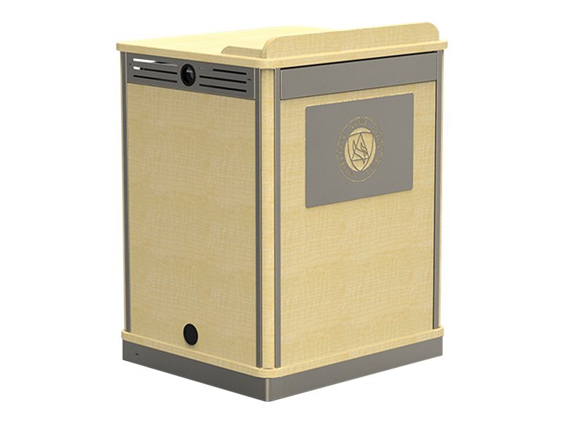 Spectrum LINK Lectern lectern - plain - pewter mesh, warm gray