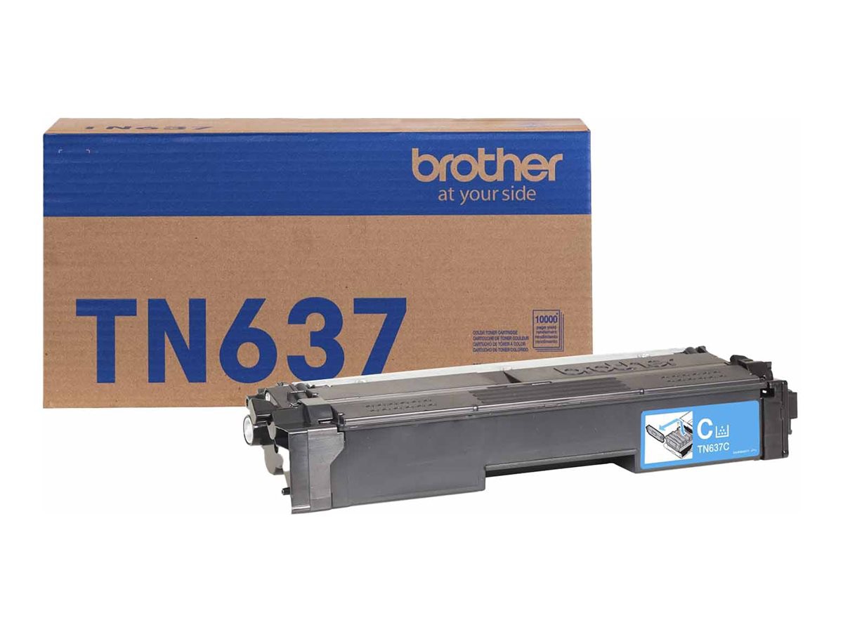 Brother TN637C - Ultra High Yield - cyan - original - toner cartridge
