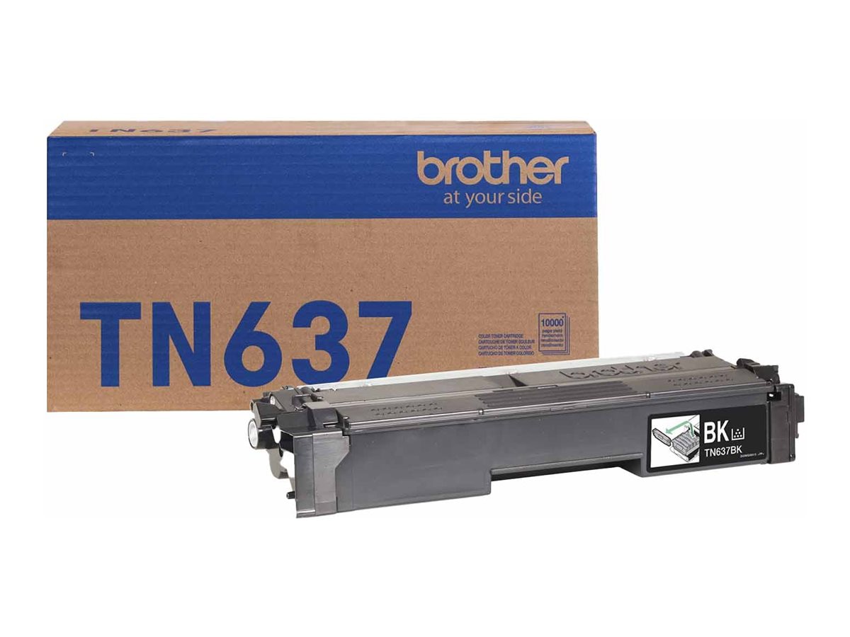 Brother TN637BK - Ultra High Yield - black - original - toner cartridge