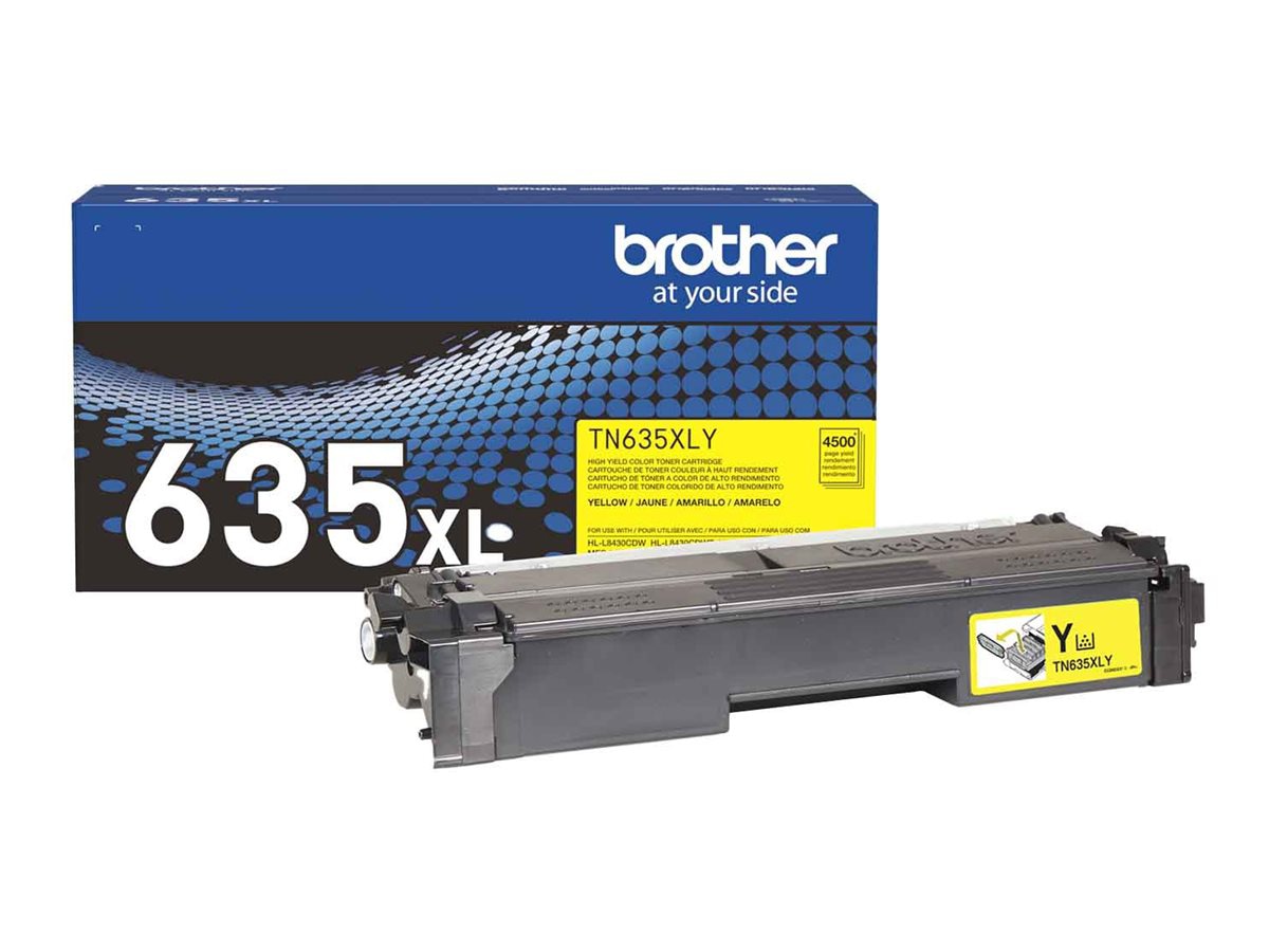 Brother TN635XLY - High Yield - yellow - original - toner cartridge