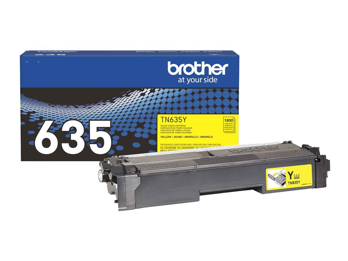 Brother TN635Y - yellow - original - toner cartridge