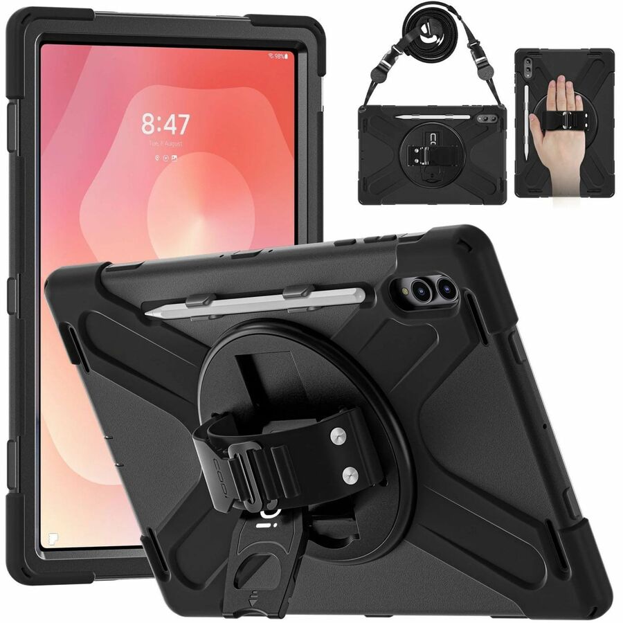 CODi Rugged Case for Samsung Galaxy Tab S11 Ultra - 360° Protection with Kickstand, Hand Strap, Stylus Holder & Shoulder