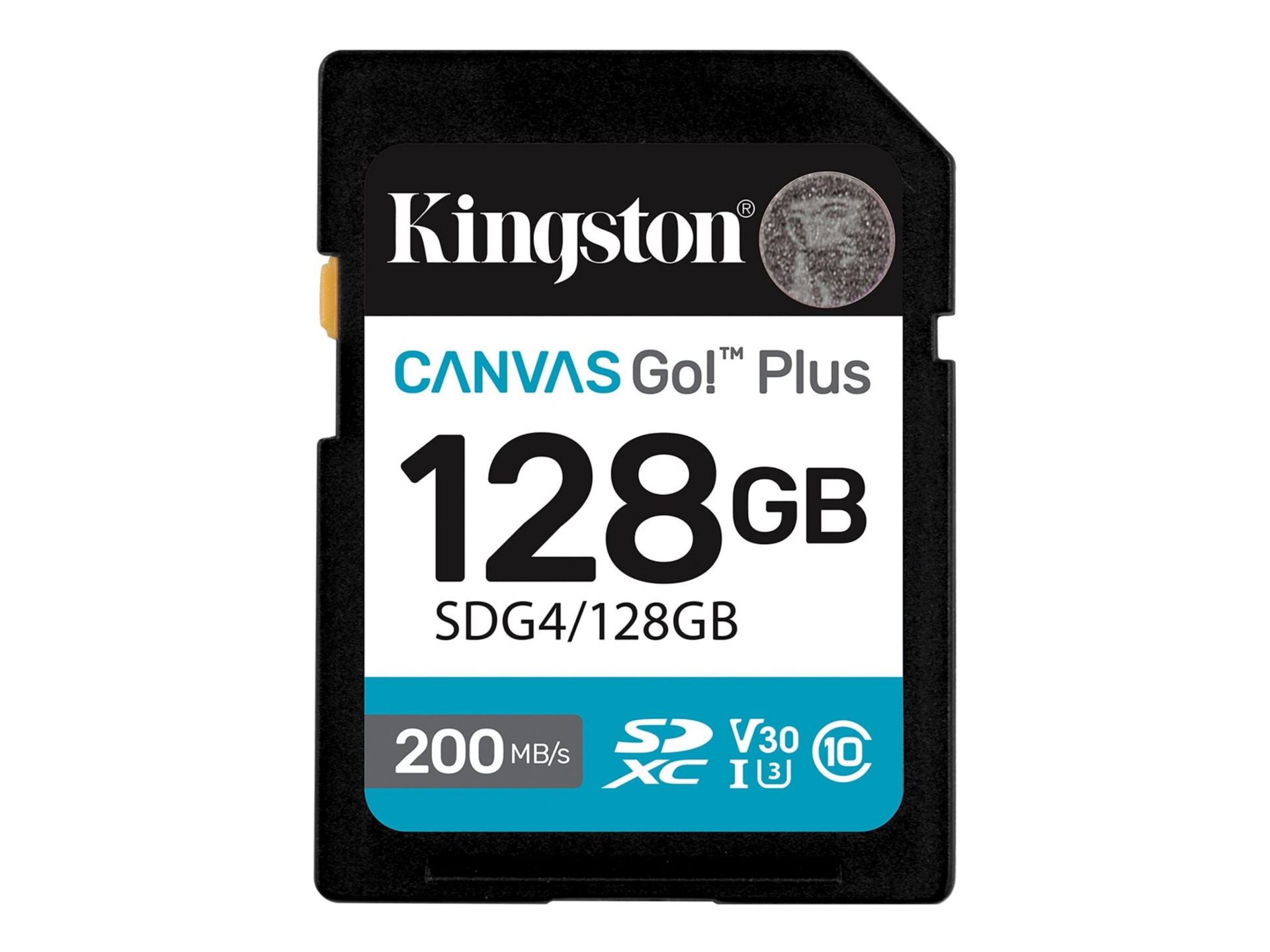 Kingston Canvas Go! Plus - flash memory card - 128 GB - SDXC UHS-I