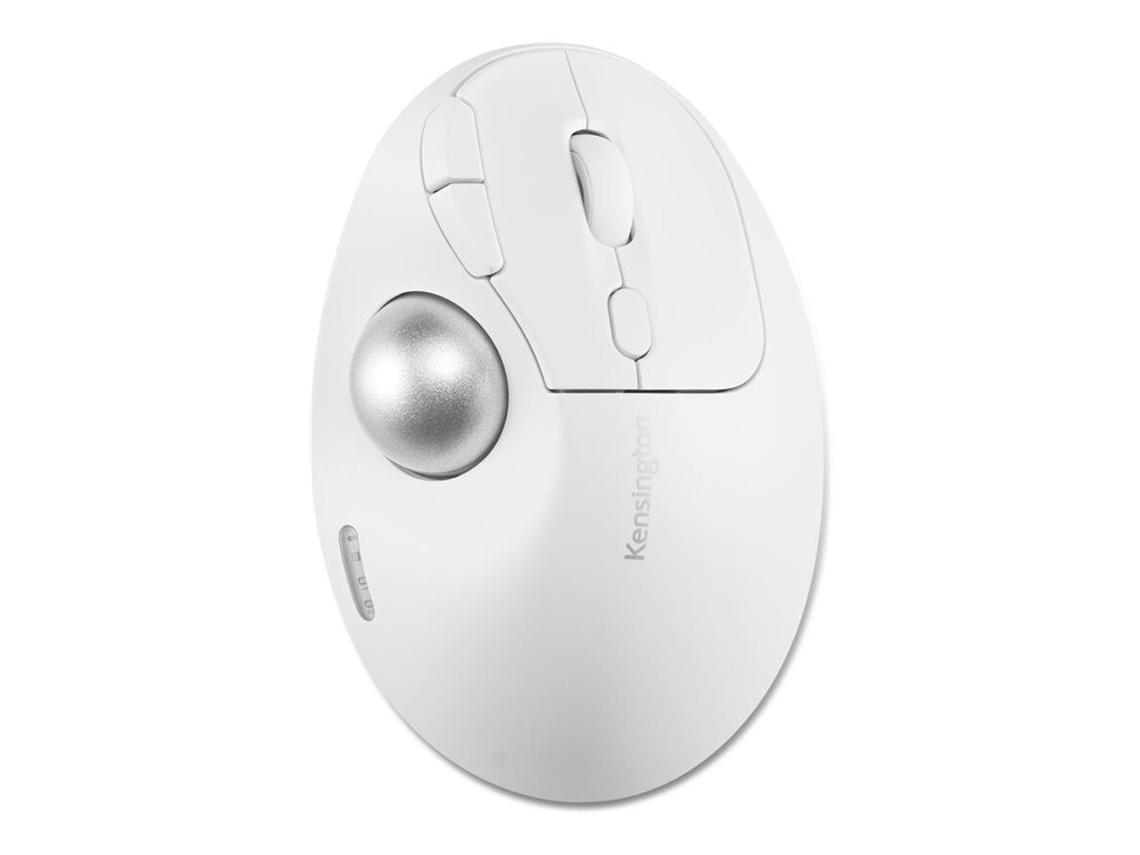 Kensington Pro Fit Ergo TB450 - trackball - 2.4 GHz, Bluetooth - white