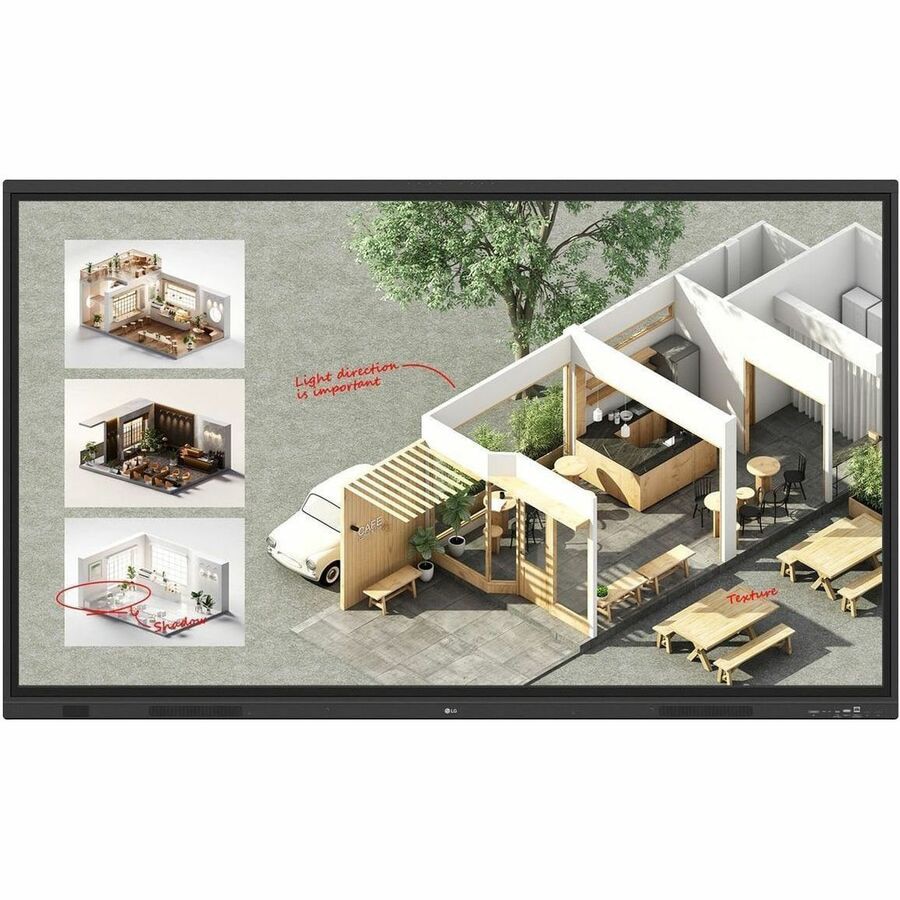 LG CreateBoard 75TR3DQ-B Collaboration Display