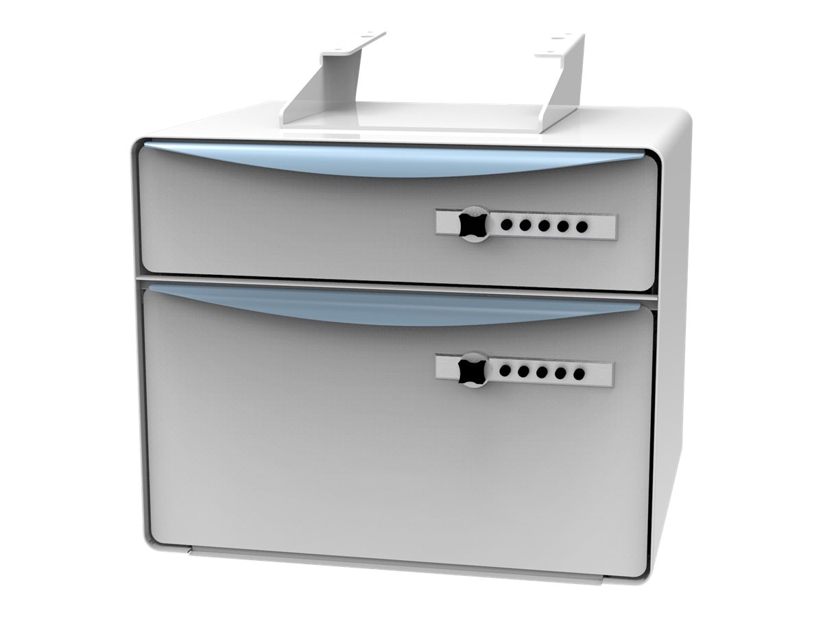 JACO Drawer System - Cabinet, Dual, 3"/7" Drawers, Button Lock, Hinged 7" m