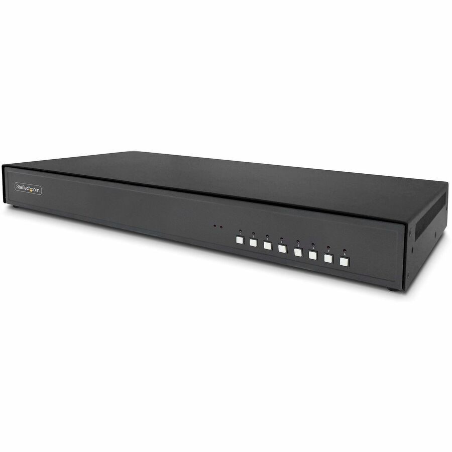 StarTech.com Secure 8-Port KVM Switch, DisplayPortt, 4K 30Hz, NIAP 4.0, Met
