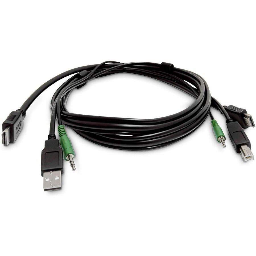 StarTech.com 6ft (1.8m) HDMI KVM Cable, USB 2.0, 3.5mm Audio, Universal Com