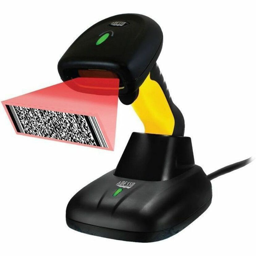 Adesso Bluetooth & 2.4Ghz Wireless Antimicrobial & Waterproof 2D Barcode Sc