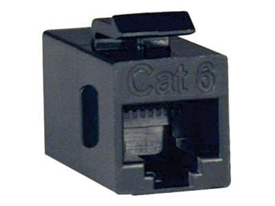 Tripp Lite Cat6 Straight Through Modular In-line Snap-in Coupler RJ45 F/F - modular insert