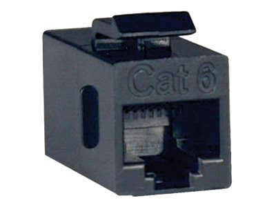 Eaton Tripp Lite Series Cat6 Straight Through Modular In-line Snap-in Coupler RJ45 F/F - modular insert