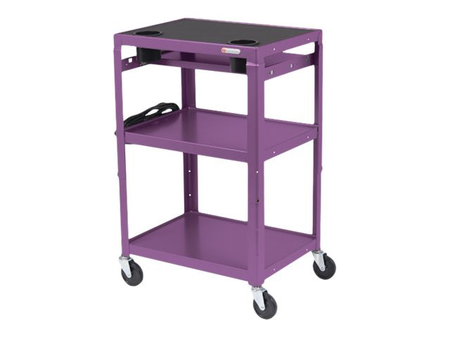 Bretford MIC MICA6 cart - for notebook / tablet - orchid