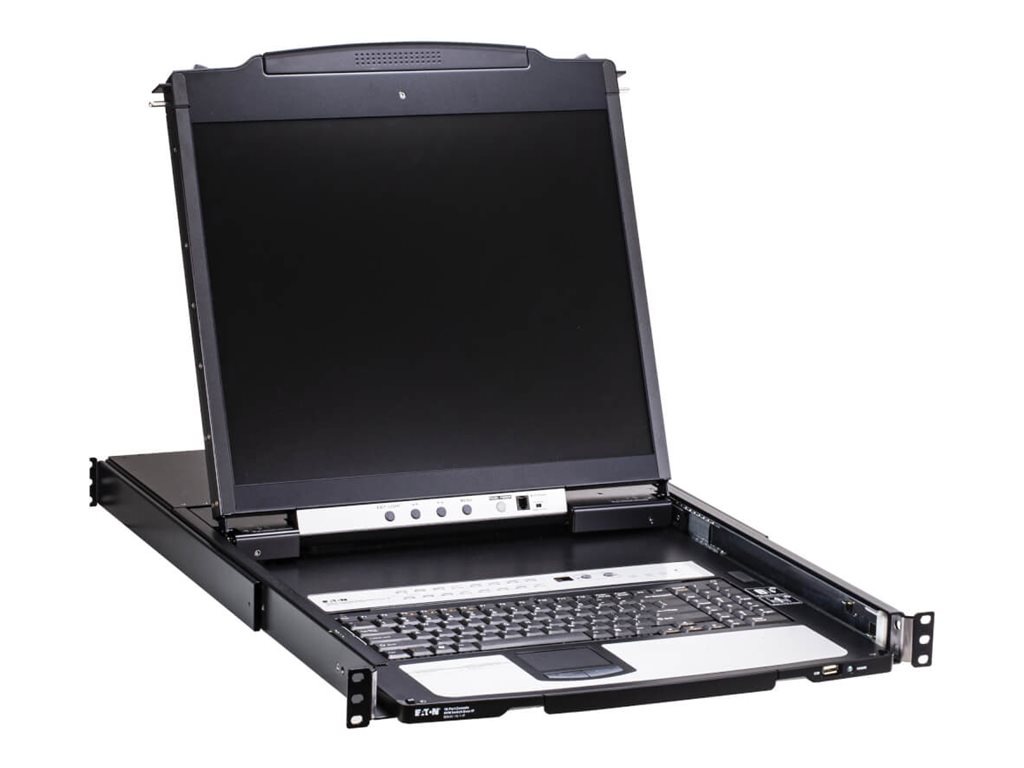 Eaton 16-Port Cat5 KVM over IP Switch - 19 in. LCD, 1 Remote or 1 Local Use