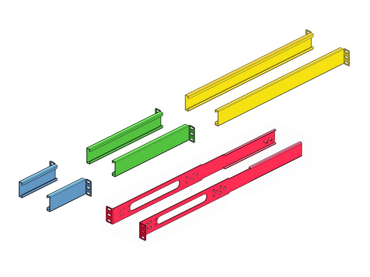 ZPE rack rail kit (4 post) - 18" - 39.5" - fixed