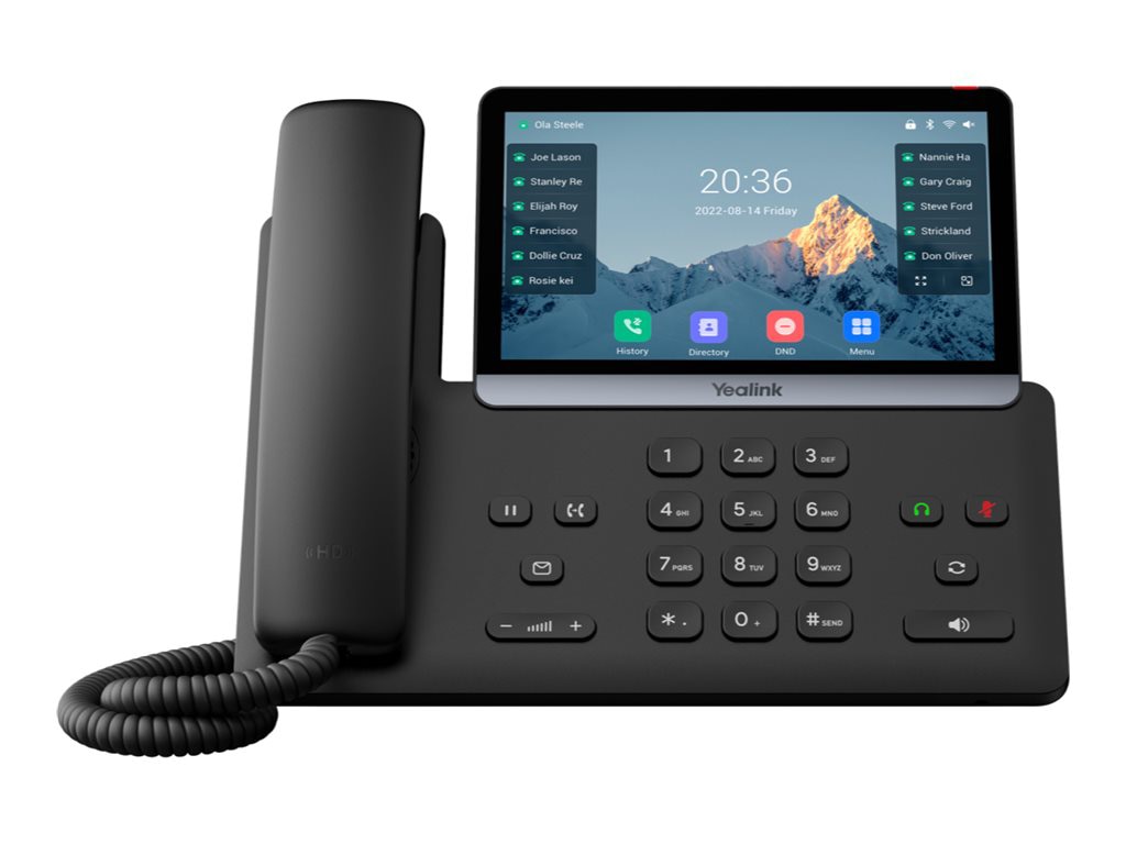 Yealink T7 Series SIP-T77U - VoIP phone with caller ID/call waiting - 10-wa